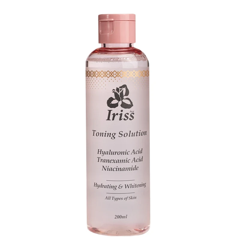 iris-ace-hydrating-facial-makeup-remover-toner تونر پاک کننده آرایش صورت Iriss Ace مدل Hydrating مناسب برای انواع پوست حجم 200 میلی لیتر - Image 1