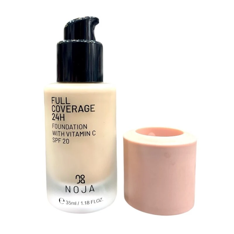 noja-full-cover-foundation-made-france-35 کرم پودر فول کاور نوژا ساخت فرانسه حجم 35 میل - Image 1