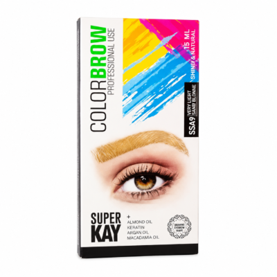 کیت رنگ ابرو Super Kay سری ColorBrow کد رنگ SSA9 حجم 15 میلی لیتر