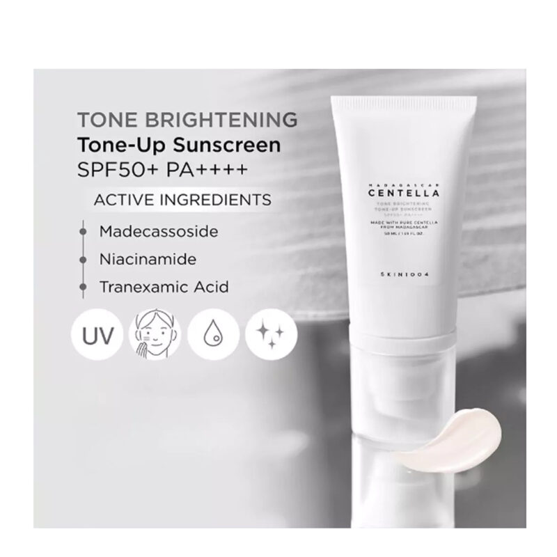 کرم ضد آفتاب سنتلا مستر کوالیتی SPF 50 مدل Tone-Up Sunscreen ‌مناسب پوست‌های حساس حجم 50 میلی‌لیتر مستر کوالیتی - Image 5