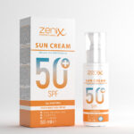 ضد آفتاب پمپی زنیکس Zenix با اس پی اف Spf 50 برای صورت و بدن حجم 50 میل